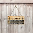 thumbnail image 4 of To Do List Drink Some Coffee Make To Do List Drink More Coffee 5" x 10" Hanging Wall or Door Sign | Funny Home Decor, 4 of 7