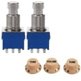 thumbnail image 2 of 3 Pcs Guitar Control Knobs for & 2 Pcs Guitar Effect Switches 9-Pin, 2 of 10