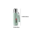 thumbnail image 3 of Botella de Agua Aislada 600ml – Termo de Acero Inoxidable 316 al Vacío, Taza Térmica de Larga Duración para Caliente y Frío, Tapa con Botón a Presión Antifugas para Viaje, Ideal para Oficina y, 3 of 7