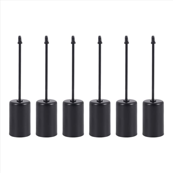 Candle Holders, Advent Wreath, Sticks, Holder, Taper Candles with Skewer, 6Pcs Black