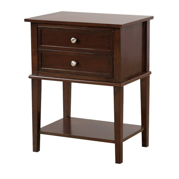 Glory Furniture Newton Nightstand in Cappuccino Color
