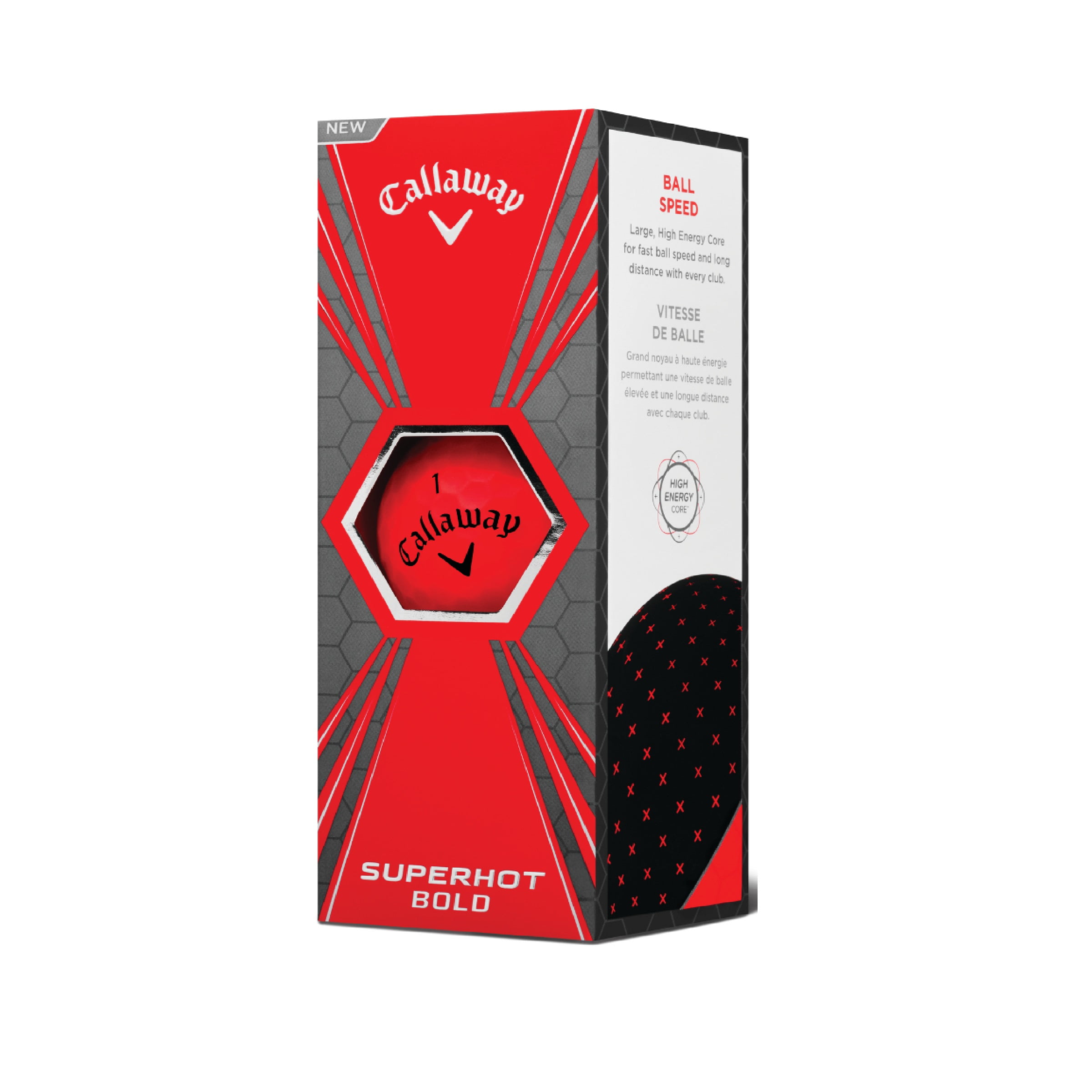 Callaway Superhot Golf Balls, Matte Red, 15 Pack