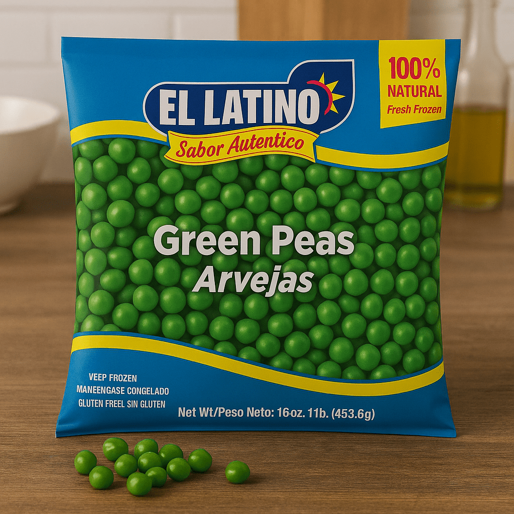El Latino Green Peas (Arvejas) 16oz