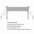 thumbnail image 5 of Beach Volleyball Net Football Net Badminton Net with Stand Package Bag for Backyard Outdoor Portable, 5 of 5