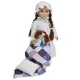 thumbnail image 2 of THE QUEEN'S TREASURES 18 Inch Doll, Officially Licensed Little House on The Prairie Laura Ingalls 18 in Doll with Quilt/Pillow, Rag Doll, Nightgown, Pantaloons, Cap in a Keepsake Box Compatible with, 2 of 5