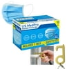 55 (5 free) and No Touch Key Combo Pack, 3-Ply Filter Disposable Protective Packed in 5 Packs
