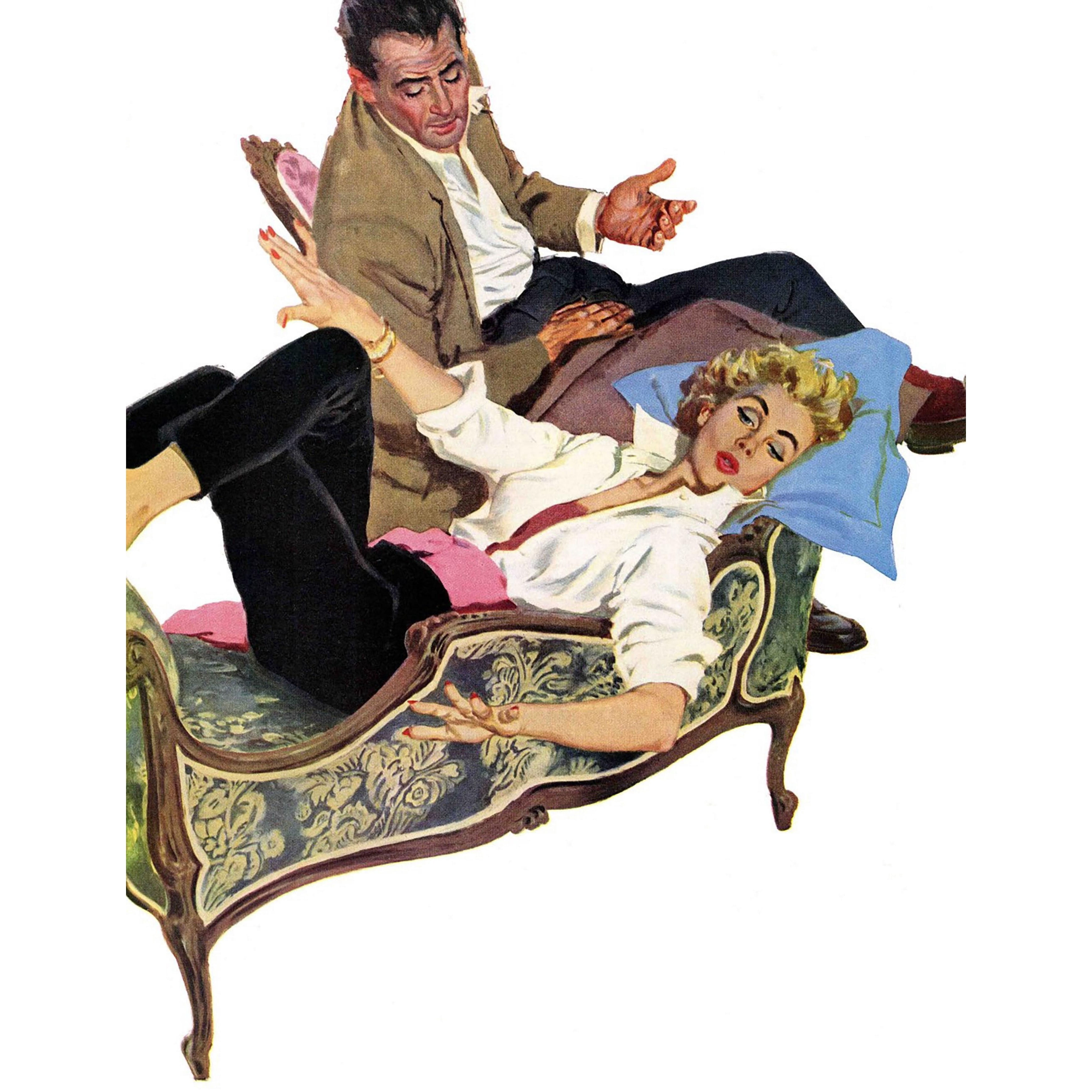 Marmont Hill "Shackles for the Groom" by Coby Whitmore Painting Print on Canvas