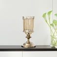thumbnail image 1 of Jarrón de Cristal con Forma de Copa de Champán, Jarrón Decorativo de , Jarrón de Flores para Plantas, Jarrón para Oficina, Hogar, Cocina El 14x29x117cm Soledad florero de mesa, 1 of 10