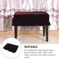 thumbnail image 6 of ifundom Plush Piano Stool Cover, Soft Protective Single Piano Chair and Bench Cover, and Comfortable, 6 of 6