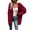 Burgundy, variant on "Aayomet Cardigan For Women Fall Womens Y2K Cardigan Sweaters Long Sleeve Open Front Cropped Flower Knit Cardigan 90s Shrug Back to College Outfits,Gray S-XXL"