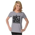 thumbnail image 4 of US Army Gadsden Flag Slogan Saying Women's T Shirt Ladies Tee Brisco Brands S, 4 of 5