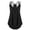 Black, variant on Women's Tanks Ladies' Bandages Sleeveless Vest Top High Low Tank Top with Strappy for Layering and Everyday Wear Black 5XL