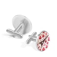 thumbnail image 3 of Valentine's Day Stylish Stainless Steel Shirt Clip Cufflink Set for Men's Silver Jewelry - for Formal and Business Attire, 3 of 6