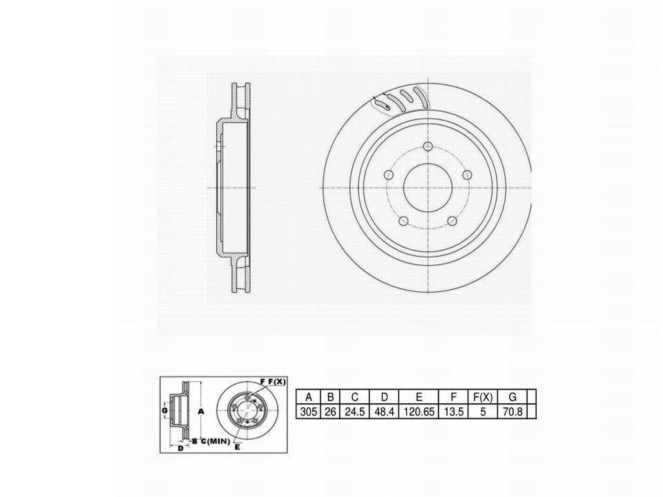 Winstop Brake Rotor, Rear Right WS233329, Chevrolet Corvette 2004-1997