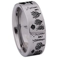 thumbnail image 3 of Mermaid Tungsten Carbide Ring, 3 of 9