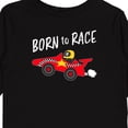 thumbnail image 4 of Inktastic Born to Race- Red Race Car Boys or Girls Long Sleeve Toddler T-Shirt, 4 of 5