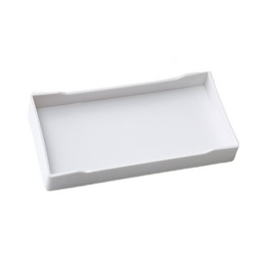 ACDANC Serving Trays,Classic Wood Grain Design Stylish Rectangular Serving Platters,Non-Slip Lightweight Melamine Serving Trays for Entertaining