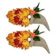 thumbnail image 1 of Bewildely de hojas de arce de Gnomo con tema de Acción de Gracias, 2 piezas, para interior/exterior, Artificial de otoño Decoración del hogar, 1 of 6