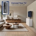 thumbnail image 4 of VIVO White Motorized Vertical Lift Concealed TV Cabinet, Hold 32”-55” TVs, 4 of 8
