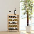 thumbnail image 4 of Lavish Home 25-Bottle Wine Rack - Freestanding 5-Tier Storage Table, 4 of 7