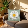 thumbnail image 4 of Funda De Almohada Con Estampado Primaveral De Lino. Almohada Decorativa Para El Sofá Del Salón., 4 of 5
