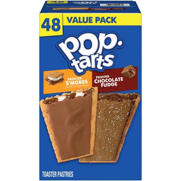Pop-Tarts Variety Pack Toaster Pastries, Breakfast Foods, Shelf-Stable, 81.2 oz (48 Count)