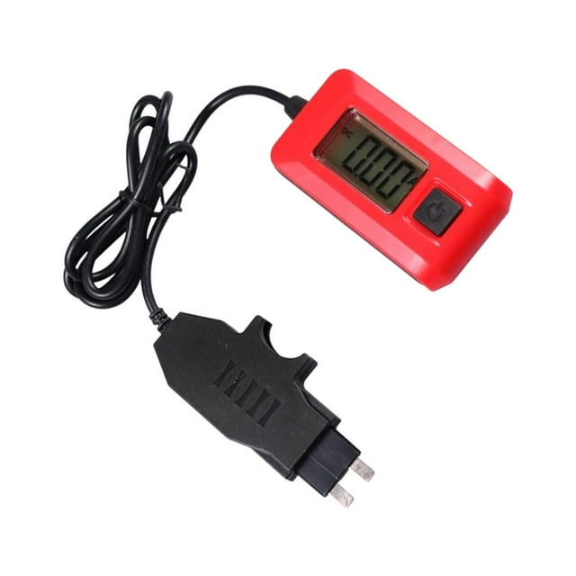 ABS Car Fuse Current Tester Portable Fuse Current Backlit Professional Nonslip LCD Screen Meter Gauge Testing Tool Accessories