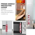 thumbnail image 2 of Miangastore 8Pcs Xmas Knitted Fridge Handle Covers Exquisite Fridge Handle Protectors Red, 2 of 8