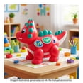 thumbnail image 4 of Dinosaurio Kidz Time Andador Aventura con Luz y Sonido Rojo, 4 of 4