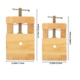 thumbnail image 2 of SKISUNO 2Pcs Multifunctional Wood Carving Clamp Secure Adjustable Tabletop Vise for Craft Projects, 2 of 8