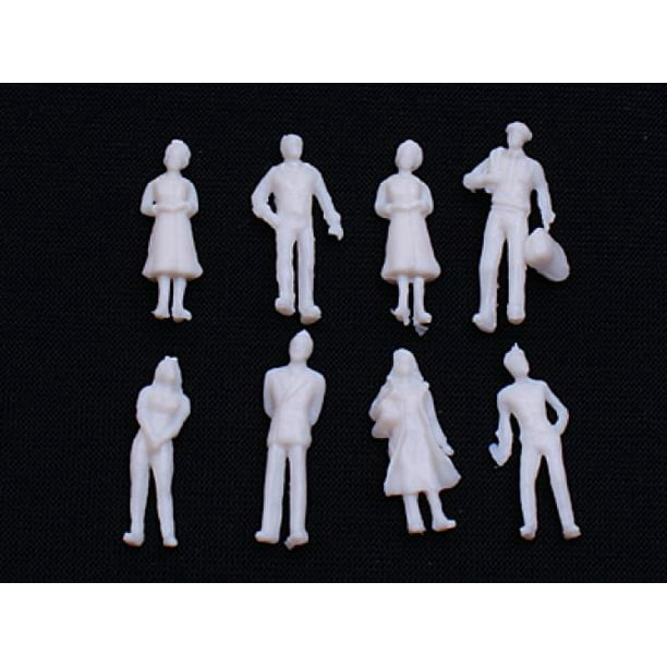 Lot De 60 Figurines 1:87 – Personnes Assises Et Debout Pour Décors Miniatures, Modélisme Ferroviaire