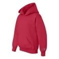 thumbnail image 2 of Champion Kids' Double Dry Fleece Pullover Hoodie Scarlet XL, 2 of 5