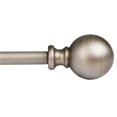 thumbnail image 1 of Tringle à Rideau Réglable 48-86 Po avec Embouts Ronds - Nickel Satiné, 1 of 1