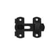 thumbnail image 1 of Cerradura de puerta doble JAMW 2C Pestillo de acero al carbono Negro, 1 of 5