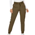 thumbnail image 2 of Azrian Fashion Casual Pants for Womens,Women Casual Trousers High Waist Drawstring With Multi-Pockets Long Pants, 2 of 7
