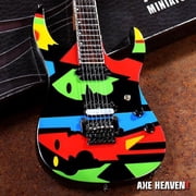 AXE HEAVEN John Petrucci Color Picasso Miniature Guitar with Stand, 10 Inch