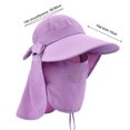 thumbnail image 2 of Chapeau Pare-Soleil UPF+50 pour Femmes à Rabat Détachable, Pliable, à Grand Bord, Protection UV, Masque Facial, 2 of 5