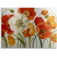 thumbnail image 2 of Trademark Fine Art "Poppies Melody I" Brushed Aluminum Wall Art Art by Lisa Audit 16x22, 2 of 4