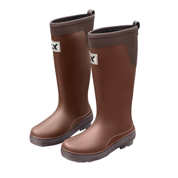 YLYL Women's Knee High Rain Boots Waterproof No Slip Rubber Sole Outdoor Work Garden Mud Boots
