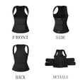 thumbnail image 6 of QRIC Women's Waist Trainer Neoprene Sweat Corset Sauna Sweat Body Shaper Sports Belt for Weight Loss Fitness Shapewear Black 3XL, 6 of 6