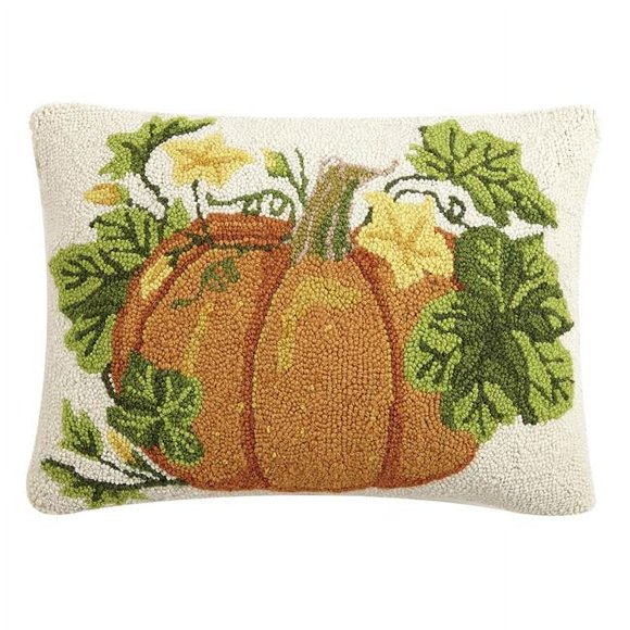 Peking Handicraft 31ML436C20OB 14 x 20 Po Coussin à Crochet de Citrouille