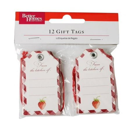 Better Homes and Gardens Gift Tags, 12pk