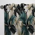 thumbnail image 3 of Designart "Tropics In Monochrome Hues V" Tropical Curtain Panels, 3 of 6