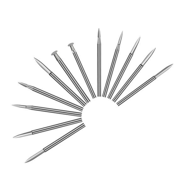 6Pcs Wood Carving Drill Bits for Rotary Tool Engraving Crafts Grinding Tool 3Mm A