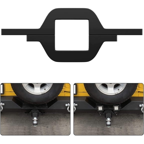 Nilight Tow Hitch Bracket 2" Universal Mounting Kit Reverse Road LED Work Light for Truck SUV Trailer RV