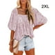thumbnail image 2 of Blusa de Mujer Sonducket manga corta holgada verano Púrpura XXL, 2 of 5