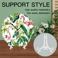 thumbnail image 4 of YladaFaie 10 Inch Flamingos Wall Clock Silent Round Wall Clocks Battery Operated Non Ticking Creative Decorative Clock Animal Clocks Kitchen Dining Room Unique Gifts Presents for Birthday, 4 of 7