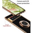 thumbnail image 4 of Compatible with Google Pixel 6A Case with Ring Holder Shockproof Protective Case Kickstand Soft Silicone TPU Impact-Resistant Bumper Phone Cover Black, 4 of 14