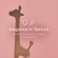 thumbnail image 3 of Unique Bargains 2Pcs Decorative Metal Tree Design Book Ends Pink 3.9*5.3*7.9inch, 3 of 5
