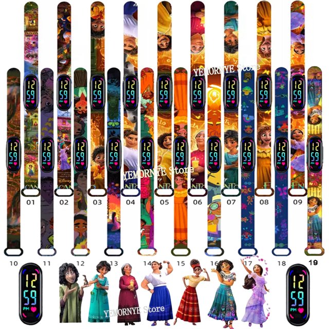 Relojes de Pokémon Dragon Ball Z para niños, reloj de pulsera luminoso Saiyan de personaje de dibujos animados, LED táctil, impermeable, deportes, regalos para niños